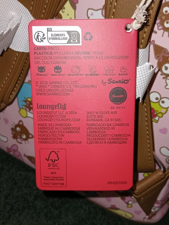 NEW Loungefly Hello Kitty And Friends Sweet Treat Mini Backpack main image 8